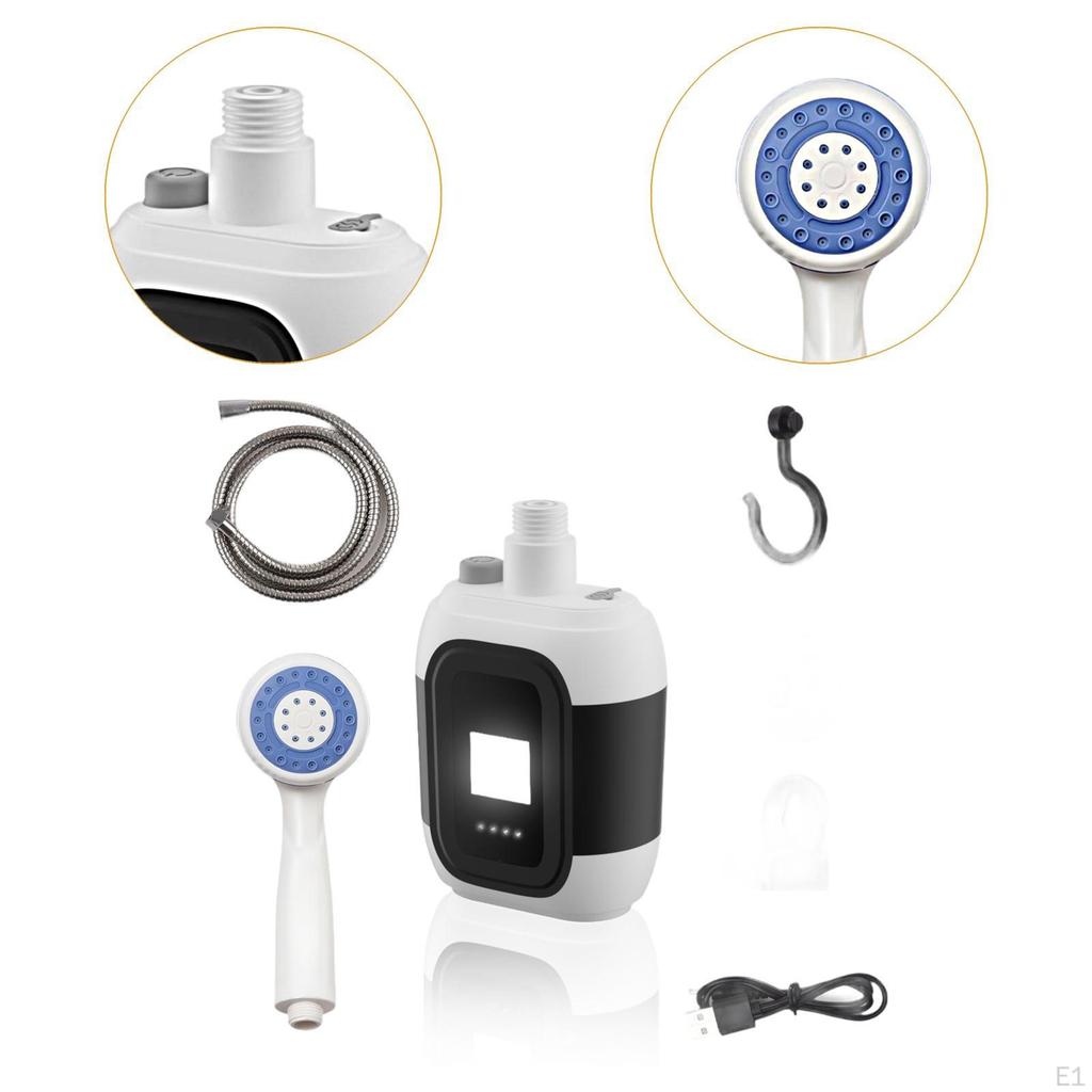 Portable Camping Shower, Electric Shower Pump for Travel,