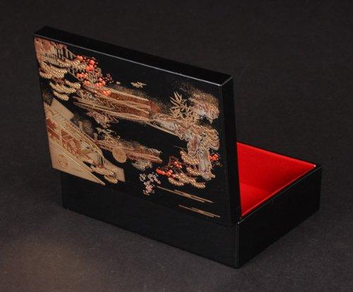 Maeju Lacquerware Hatsune Accessory BOX (B) 5V-333