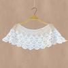 Women's Fashionable Lace Capelet with Embroidery Hollow out False Half Shirt Collar Neck for Special Occasion