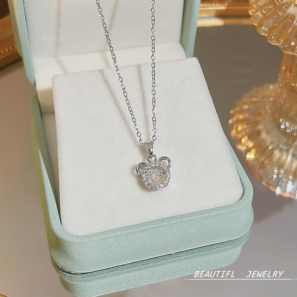 Korea's Best-Selling Clavicle Pendant Necklace - Super Fairy Titanium Steel Jewelry for Women