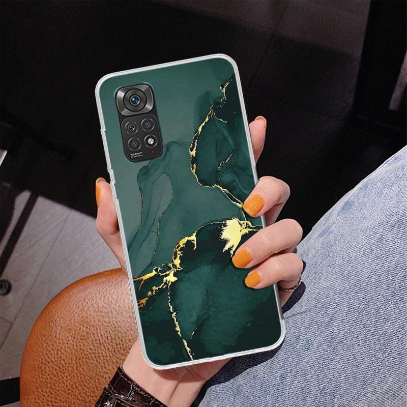 Fashion Geometric Marble Phnoe Case for Phnoe Case for Xiaomi Redmi Note 15 14 14S 13 Pro Plus 12 12S 11S 11E 10S 10 11T 5G Uniq