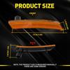 2x Amber Side Fender Front Marker Light Housing For Mini R55 Clubman 2005-10