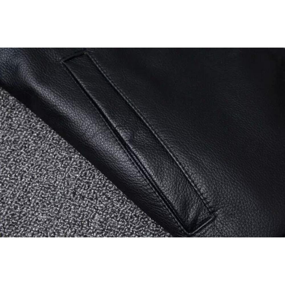 Jachetă din piele naturală pentru bărbați, mărime chinezească, vintage, roșu-maro, din piele naturală de vacă, scurtă, subțire, cu guler răsturnat, jachetă din piele pentru bărbați, primăvară toamnă