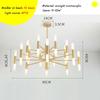 Postmodern living room LED art pendant light acrylic Nordic design pendant light dining room kitchen bedroom lighting fixtures
