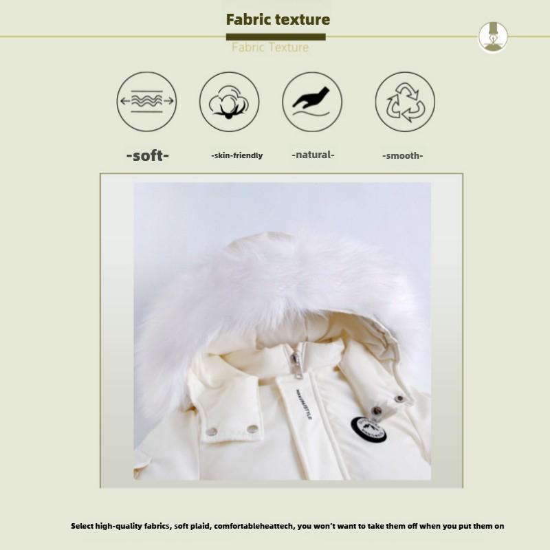 Children's Winter One-piece Clothes Baby Clothes Outdoor Cotton Clothes Thick Warm Coat
