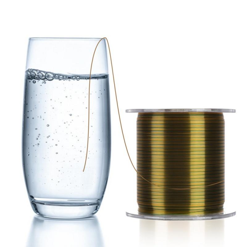 Żyłki wędkarskie 500M z warstwą fluorowęglową Mono Nylon Przezroczysty drut Outdoor Pro Fishing Accessories