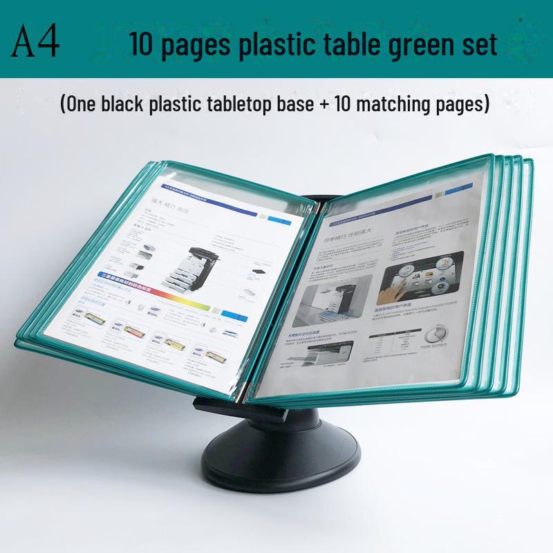 A4 Display Folder with 10 Pages for Promotional Advertising and Data Presentation