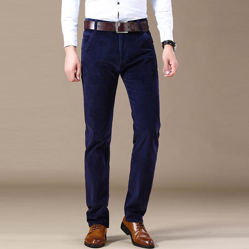 Ανδρικά Υψηλής Ποιότητας Επαγγελματικά Casual Παντελόνια Κορδούρο Μαλακά Άνετα Ανθεκτικά στη Φθορά Ελαστικά Εφαρμοστά Ελαστικά Και με Υφή Ανδρικά Casual Παντελόνια