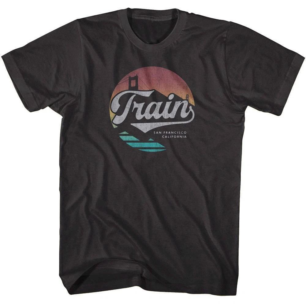 Train Golden Gate Sunset Men s T Shirt M