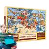 Christmas Advent Puzzle Calendar 2024 Creative Christmas Advent Calendar Adults 1008 Pieces Jigsaw 24 Days Christmas Countdown
