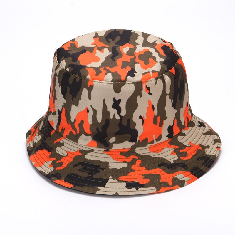 Bucket Hat Men Women Unisex Fisherman Hat Fishing Cap Outdoor Camouflage Sports Group Team Sunshade Sunscreen Sun Hat Summer