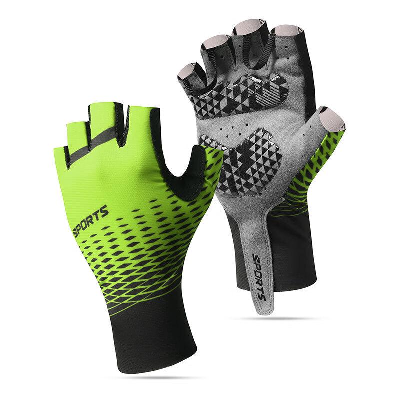 LiShi Summer Half-Finger Shock-Absorbing Cycling Gloves