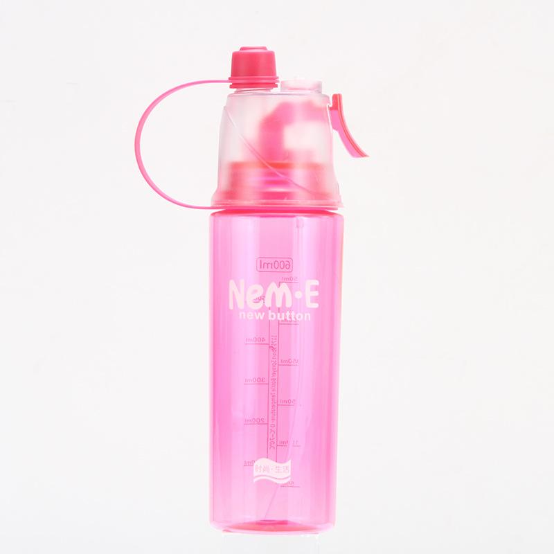 600ml Sports Water Bottle Can Drink Spray Water Bottle Portable Leakproof For Travel Climbing Outdoor Gym Sport Bottles