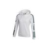 Adidas Neo W Base Sweat Hoodie Logo Striped Print Pullover Women Hoodies White GC9906