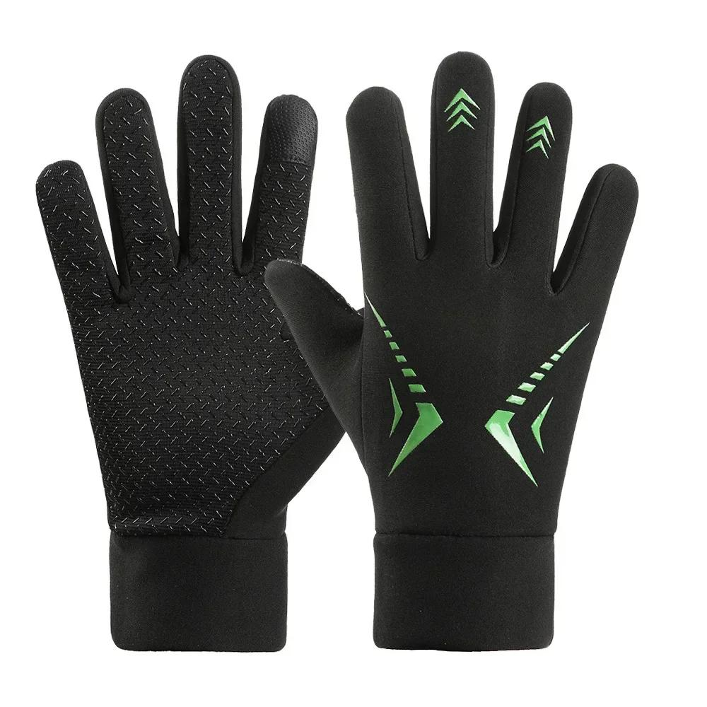 Hot Sale Autumn Winter Thermal Touch Screen Gloves Non-Slip Motorbike Riding Gloves Windproof Fleece Lined Resistant