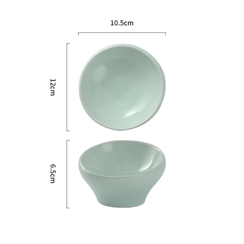 Ceramic Dinner Plates Sashimi Sushi Plate Cake Stands Artistic Conception Restaurant Solid Color Tableware Snack Dessert Dishes