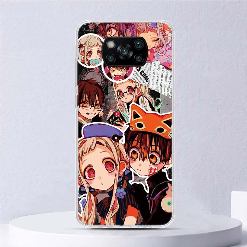 Toilet Bound Hanako Kun Anime Soft Case For Xiaomi Poco X7 X6 X5 X4 X3 Nfc F7 Ultra F6 F5 Pro Phone Cover F4 Gt F3 M5S M4 M3 M5