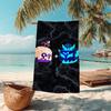 1Pc Cubes Expressions Colors Beach Towel Microfiber Beach Towel Thin Absorbent For Beach Swimming Yoga Bath Sports 091712