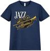 Jazz Trumpet T Shirt Musician Brass Instrument Graphic Tee Jazz Band Shirt