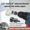 Electric Drill Compatible Pvc Pipe Threader Kit with Various Die Sizes, Pvc Pipe Threader Kit, Pipe Threader Kit, Pvc Threader for Drill, 1/2'' 3/4''