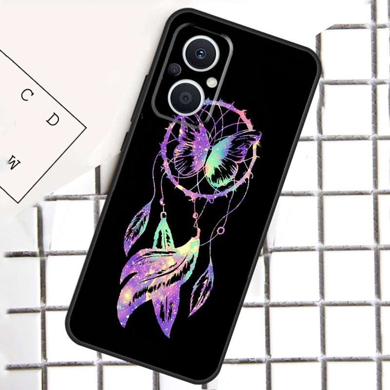 Retro Feather Dreamcatcher Phone Case For OPPO Reno 8T 7 8 Lite 14F 14 13 12 11 F 10 Pro OPPO Find X8 X6 X5 X9 Pro Cover