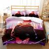 Japanese Anime Jujutsu Kaisen Bedding Set Printed Bed Set With Pillowcase Bed Duvet Cover Single Double Queen Super King Size