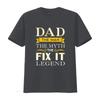 Mr Fix It Dad S Fathers Day Handy Man T Shirt Vintage Washed Soft Top For Everyday Wear Stretched Versatile Comfortable