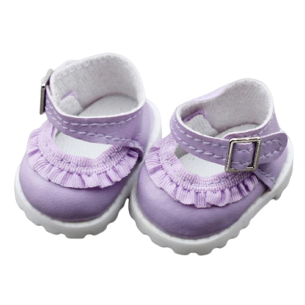 15cm 17cm Doll Shoes 3.8*2.3cm for V1 V2 Doll Clothing Shoe Accessories