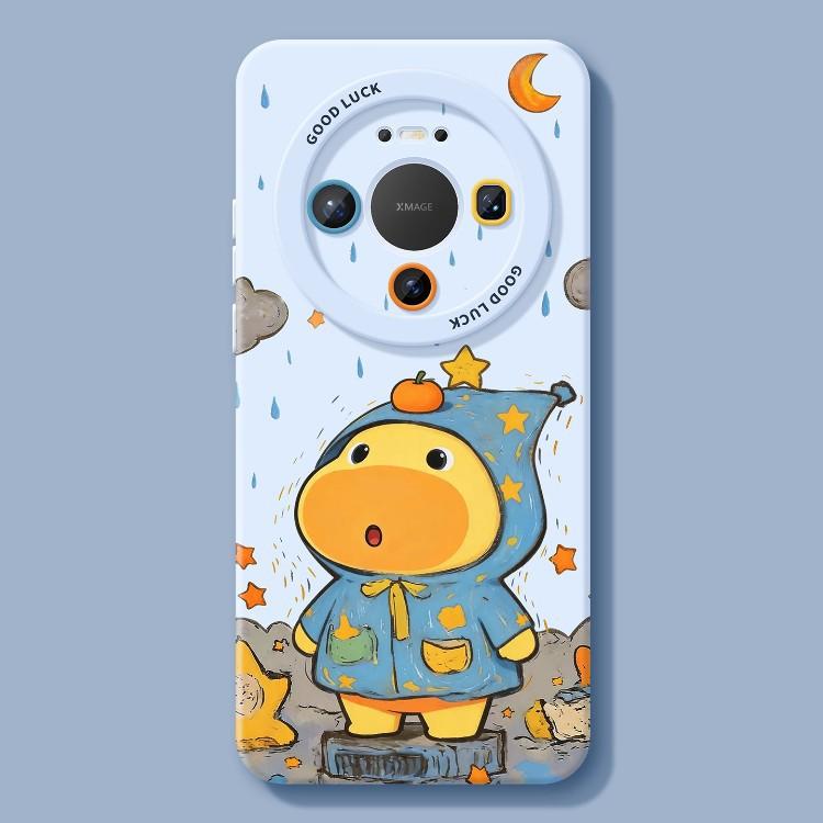 Lulu is suitable for Huawei mate11 mobile phone case, the new 11promax silicone 11 cartoon with lanyard 11 protective case.