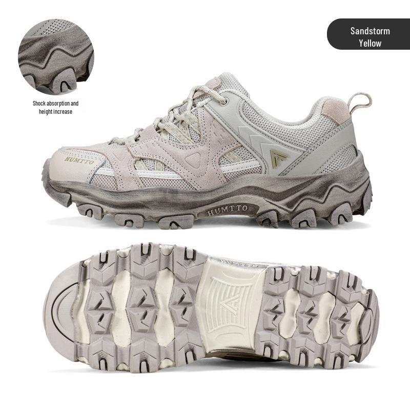 HanTu Women's Waterproof Hiking Shoes, Non-Slip, Lightweight, Breathable, Perfect for Outdoor Sports and Off-Road Climbing.