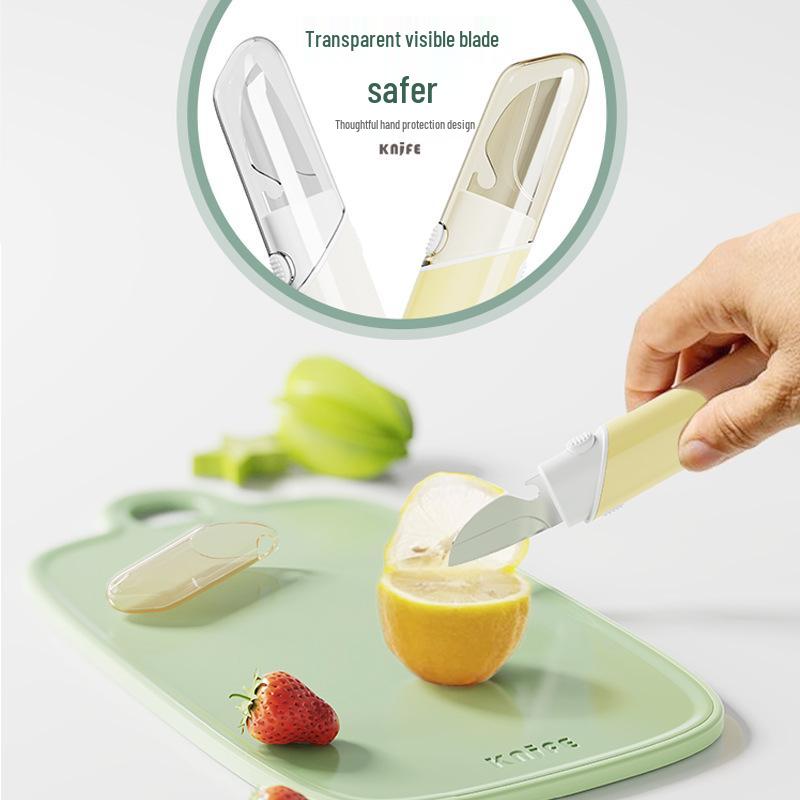 Portable 5-in-1 Folding Kitchen Tool: Fruit Knife & Peeler