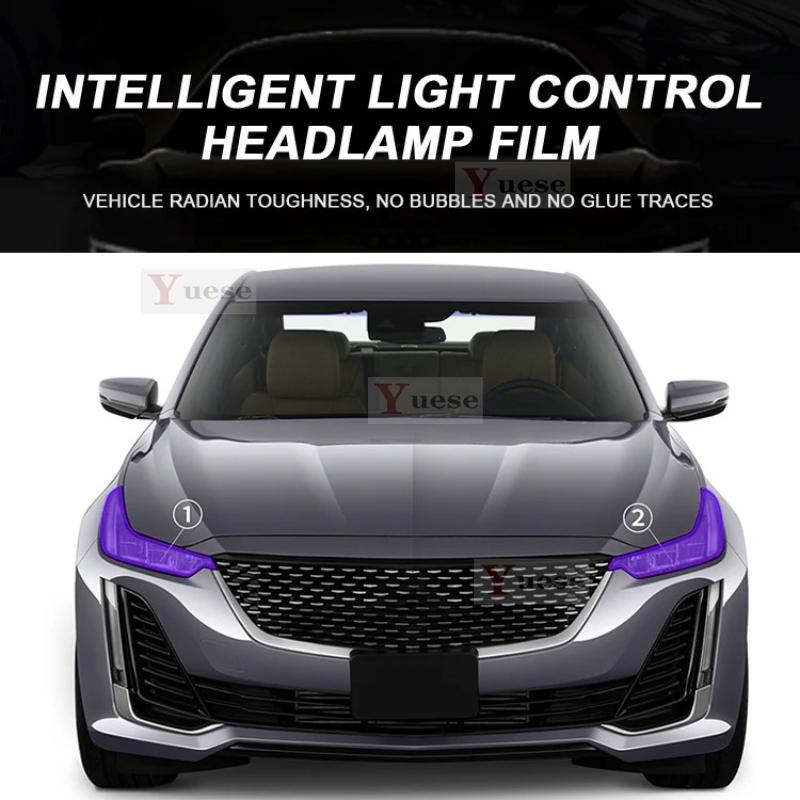For Cadillac CT5 Luxury/Premium -2024 Car Protection Film Headlight Mirror Film TPU Clear Anti Scratch Sticker