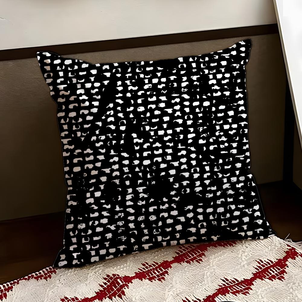 Nowoczesna Geometryczna Poszewka na Poduszkę Dwustronna Miękka Trwała Poszewka na Poduszkę do Domu Samochodu Wieloscenariuszowe Zastosowanie dla Codziennego Komfortu