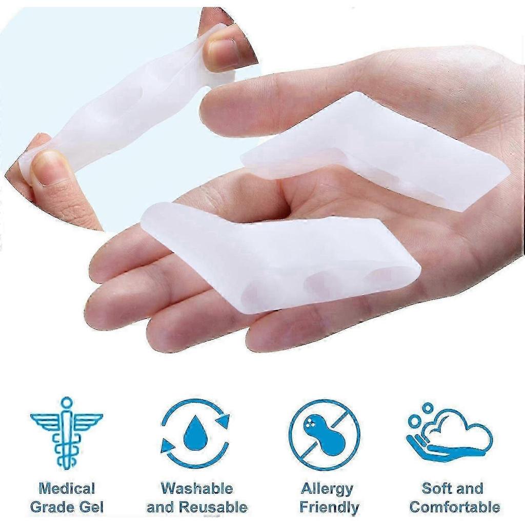Toe Spreader Small Toe, [6x] Silicone Toe Spacer For Overlapping Toes, Fast Pain Relief 2025