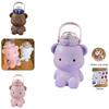 Lovely Bear Water Bottle With Strap And Handle Large Capacity Bounce Cup Perfect For Girls And Students