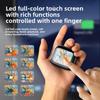 Touch Screen Noise Cancelling Bluetooth 5.4 Headset for Travel & Work