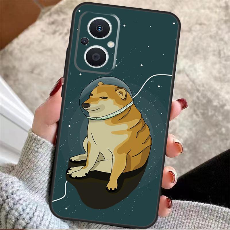 Doge Meme Kabosu Cute Funny For OPPO Reno 8T 7 8 Lite 14F 13F 11F 12F 10 11 12 13 14 Pro OPPO Find X9 X5 X6 X8 Pro Case