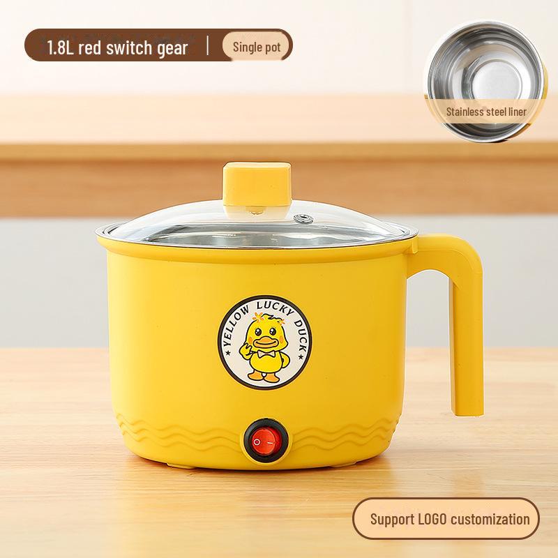 

Многофункциональная электрическая кастрюля для жарки: Компактная двухскоростная мультиварка с антипригарным покрытием для общежитий и приготовления лапши быстрого приготовления