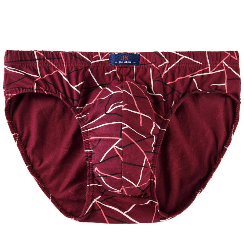4 Pieces/Lot Men's Cotton Briefs Knickers Panties Mid-waist Underwear Man Big Size Underpants L XL 2XL 3XL 4XL 5XL 6XL 7XL