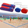 Outdoor Volleyball Boundaries Line with Ground Nails Volleyball Courts Webbing Marker for Sand Outdoor Grass Backyard