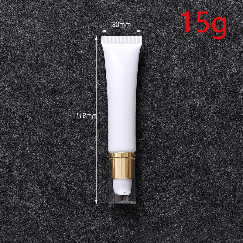 1 Pcs Empty Squeeze Tube Soft Pump Head Massage Head Hose Sample Bottle Eye Cream Lip Gloss Lotion Cosmetic Container Diy Makeup