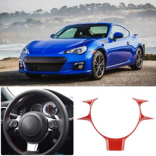 ABS Red Steering Wheel Trims Cover For Toyota 86 Subaru BRZ 17-21