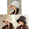 Fisherman Hat For Women Thick Plush Waterproof Winter Casual Sun Hat