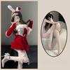 Sex Underwear New Christmas Robe Golden Velvet Red Uniform Temptation Bunny Suit Pure Desire