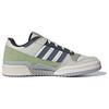 Adidas Originals Forum Round Toe Lace-Up Shock Absorbing Durable Low-Top Sneakers Unisex Sneakers White Green Gray ID6263