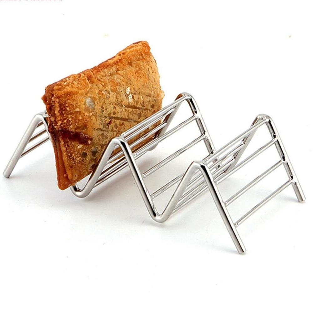 Restaurant Oven Dishwasher Safe Food Display Taco Holder Kitchen Tools Pizza Rack Stand Tray