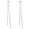 925 Sterling Silver Earrings for Women Original Charm Double Hoop Earrings Pave CZ Fine Engagement Anniversary Jewelry E557