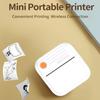 Mini Thermals Label Maker For Children Cordless Bluetooth-compatible Printing 200DPI Resolution Safe 45 Degree Tear Line Rechargeable Type C