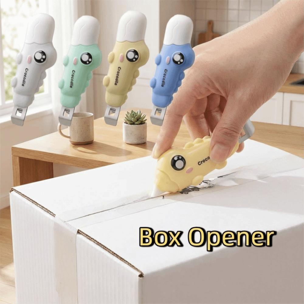 Cartoon 2 in 1 Bottle Opener Portable Box Opener Practical Medicine Bottle Opener Oral Liquids