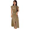 Hepburn-Style Black Petite Tea Break Dress - Summer 2024 French Design